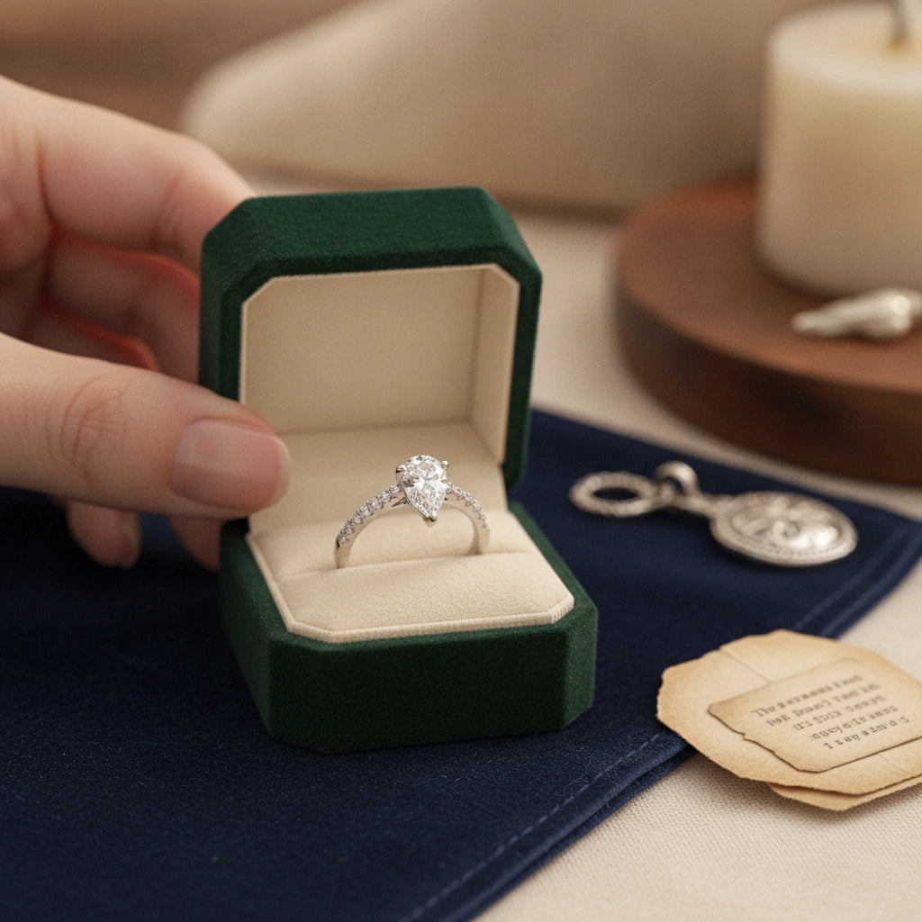 1 Carat Moissanite Ring Giovanna - Timeless Brilliance Women's Ring Velanci