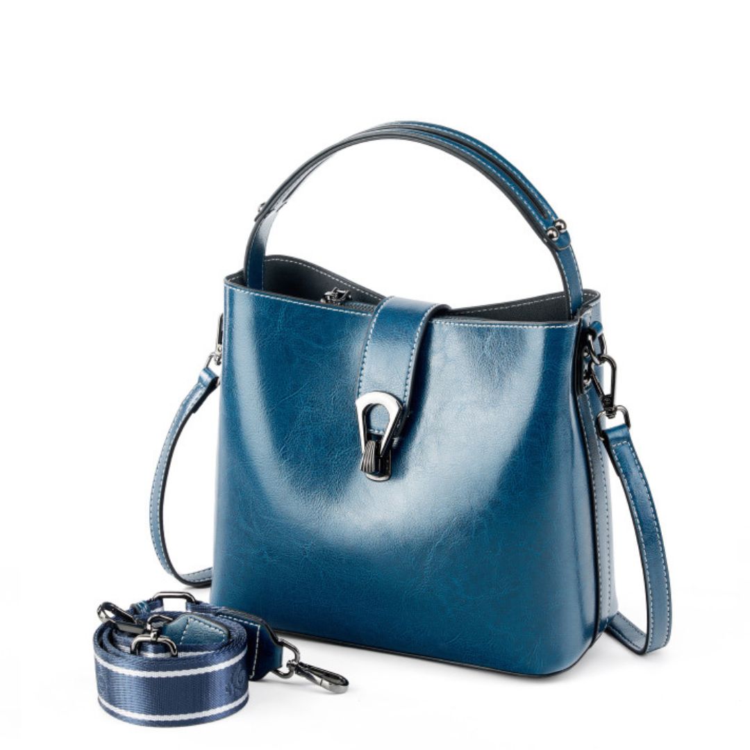 Velanci Waverly Moon Handbag - Timeless Elegance in Genuine Leather