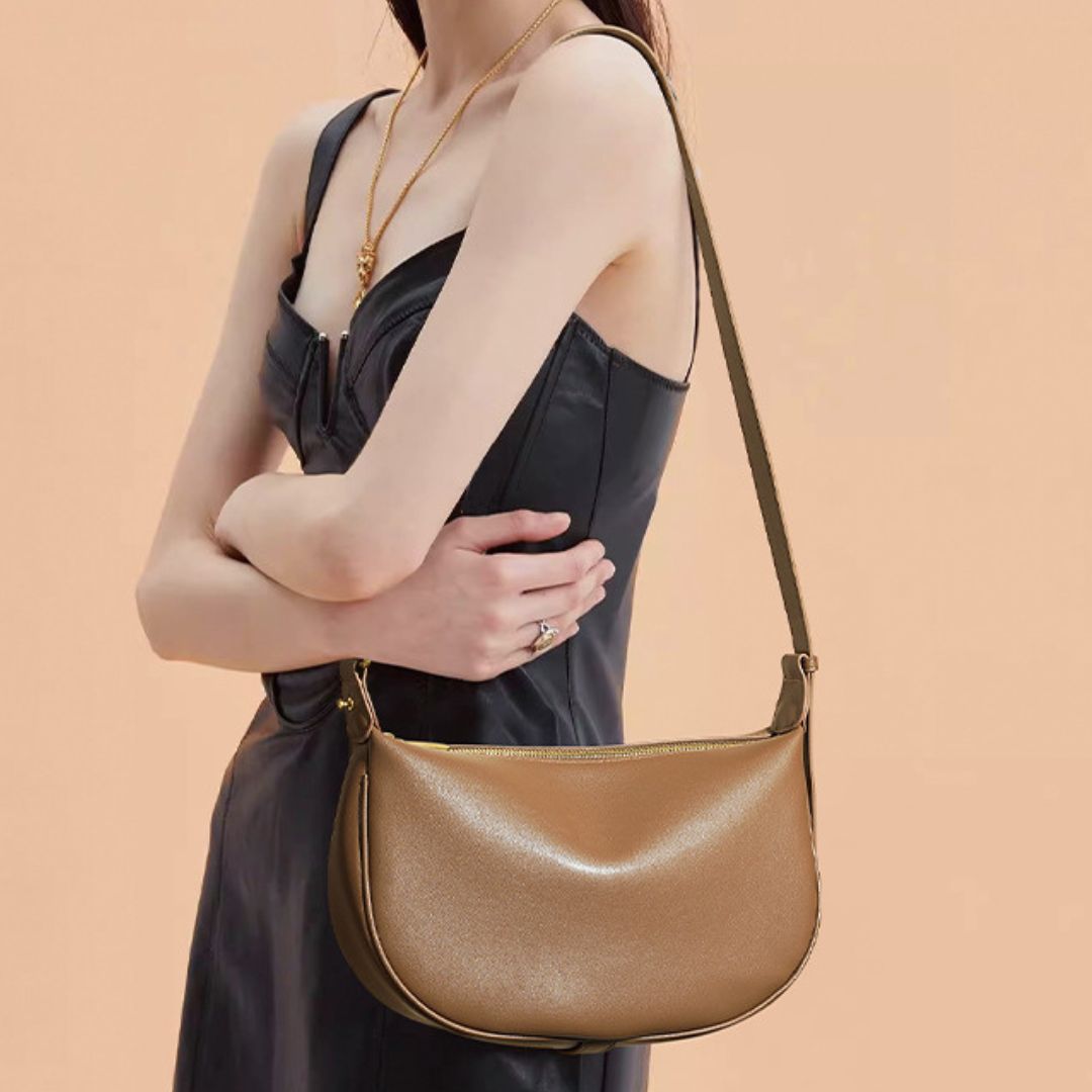 Velanci Rose Reverence Luxurious Leather Handbag