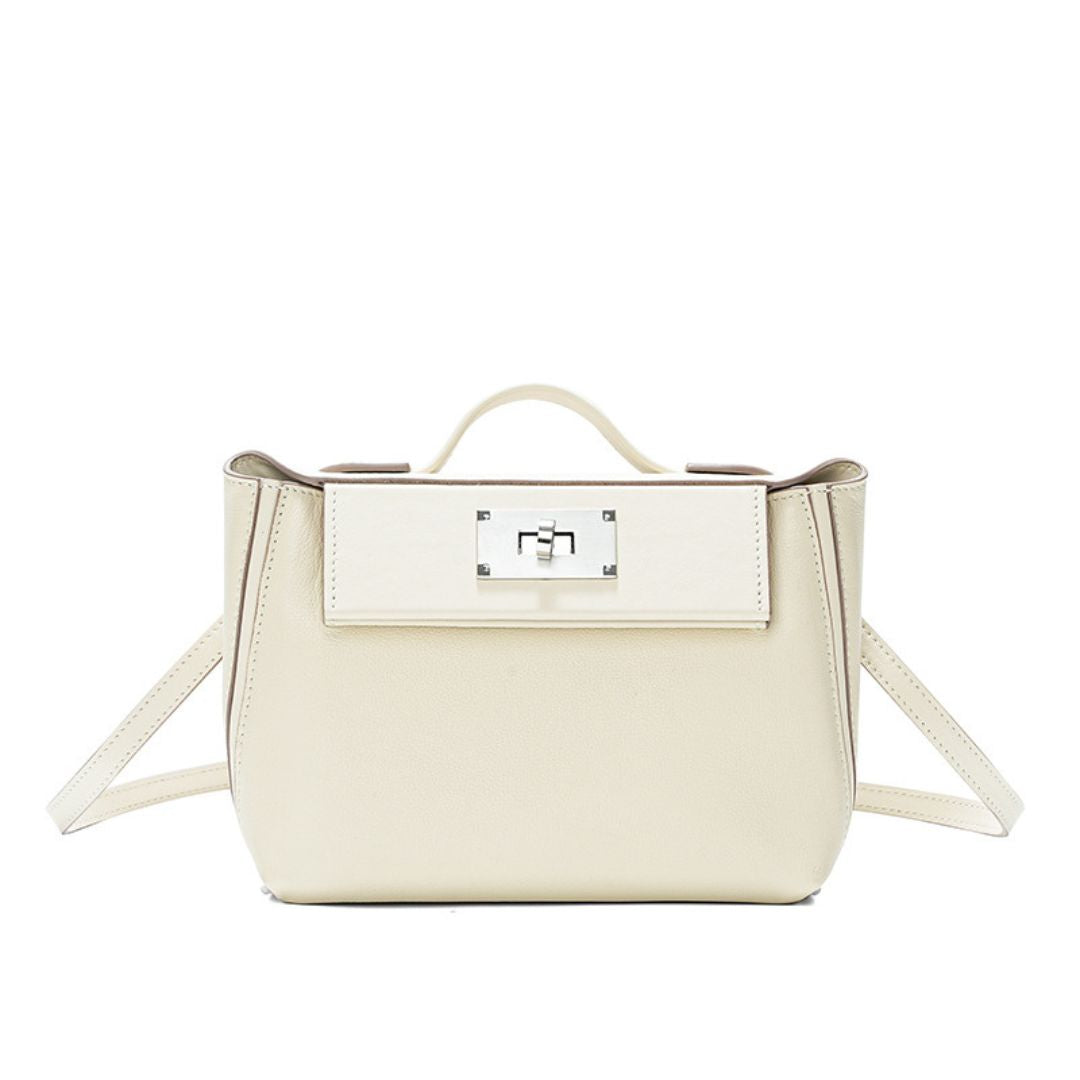 Velanci Ivory Empress Handbag: A Statement of Regal Elegance