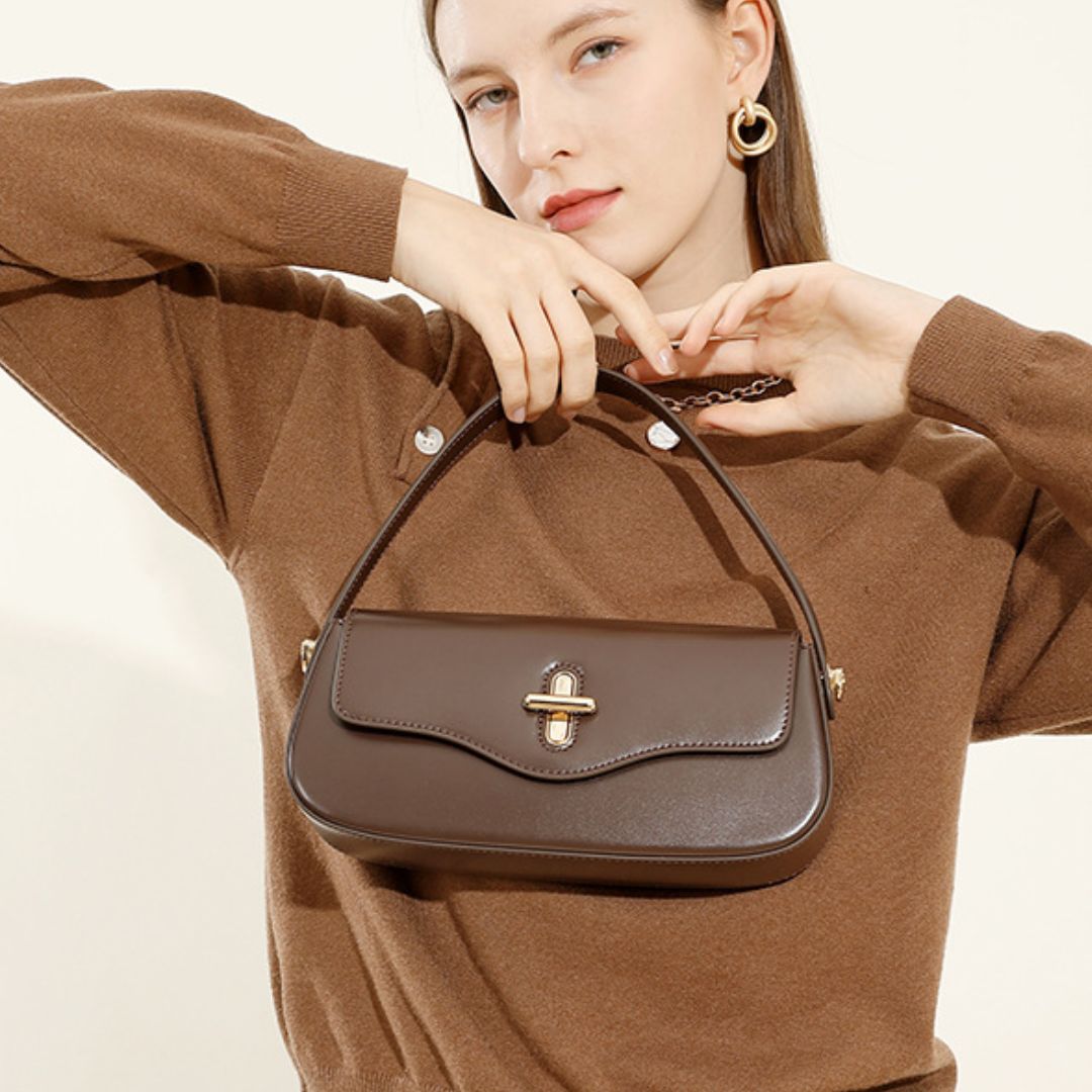 Velanci Ashford Pearl Leather Handbag