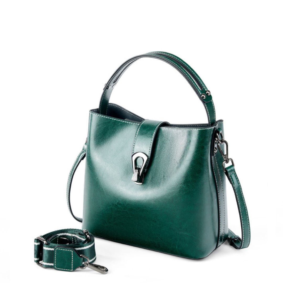 Velanci Waverly Moon Handbag - Timeless Elegance in Genuine Leather
