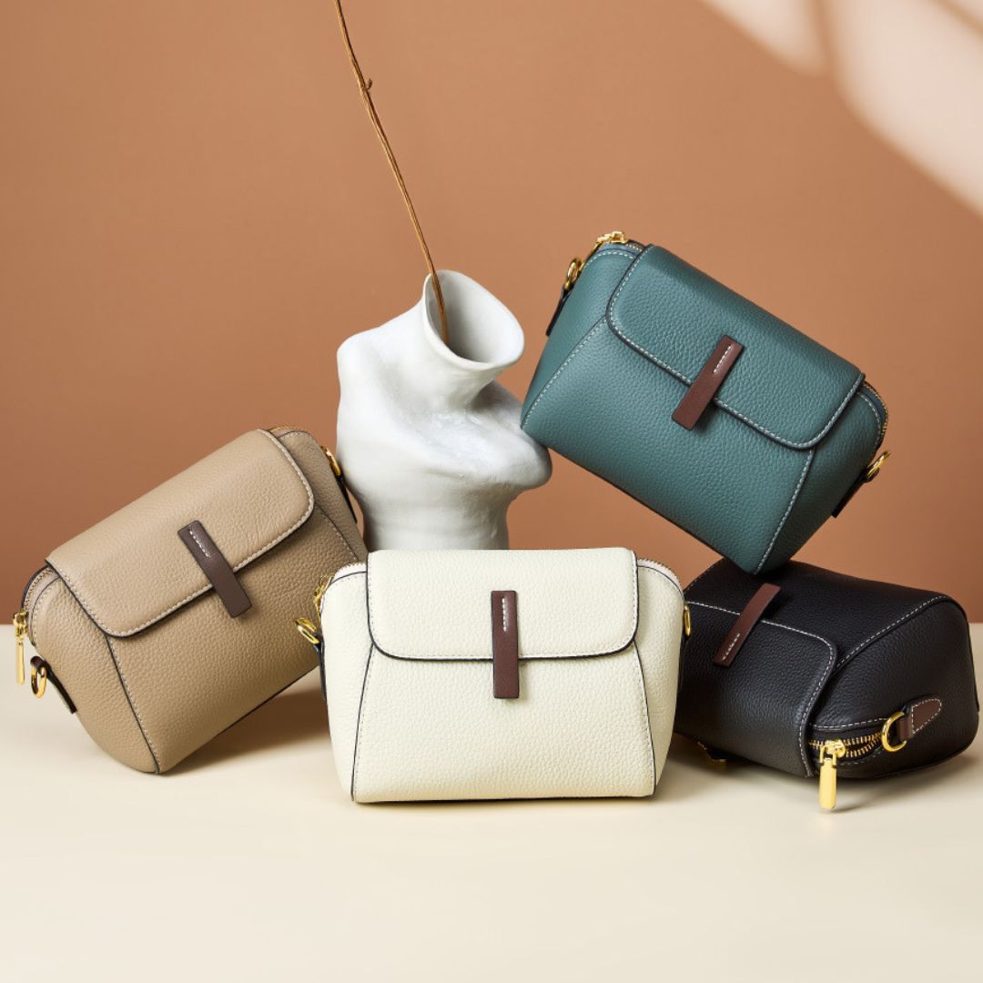 Velanci Gilded Mist Luxe Handbag