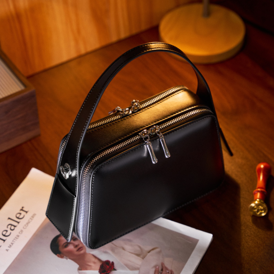Velanci Leandra Leather Handbag: Effortless Elegance Redefined