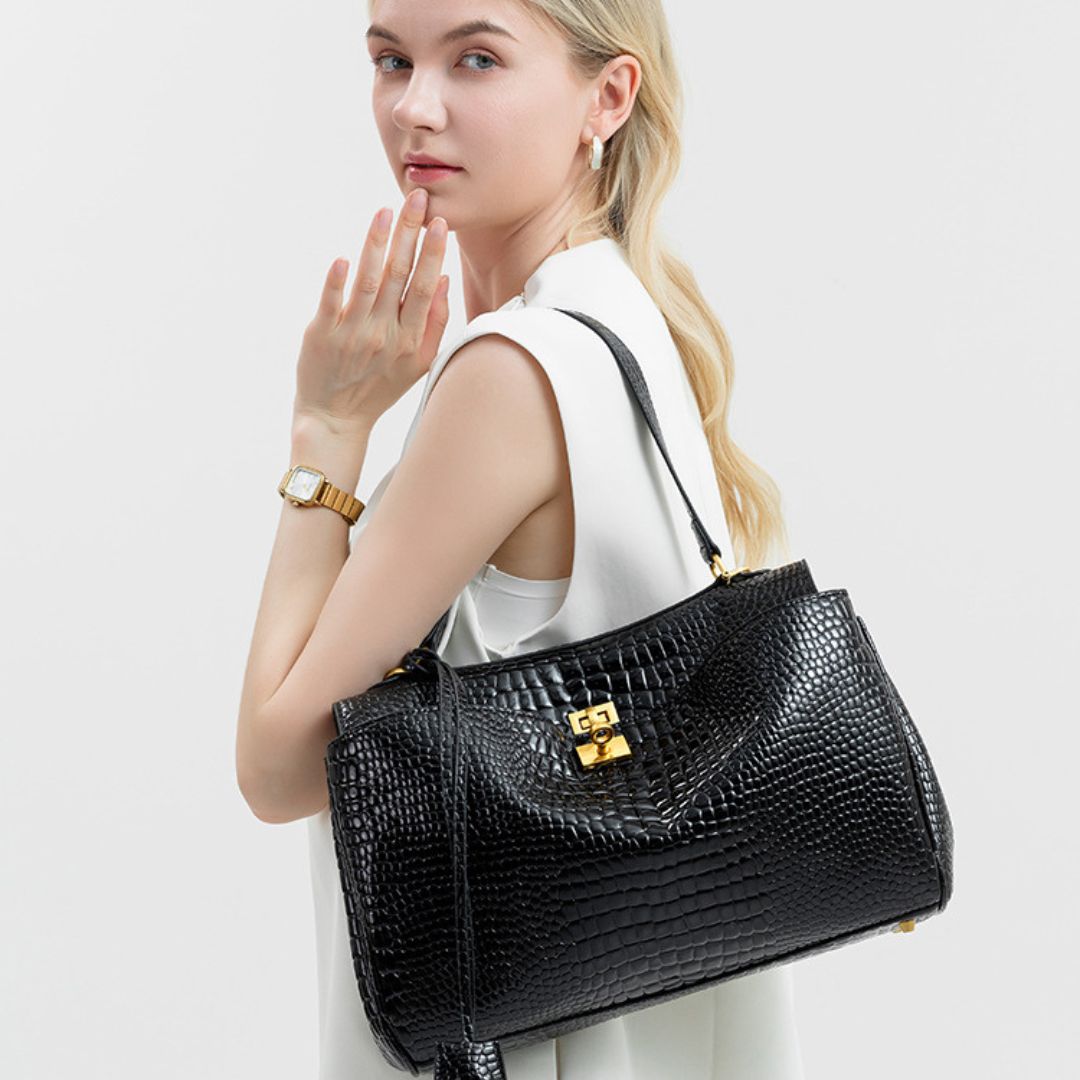 Velanci Infinite Allure Leather Handbag