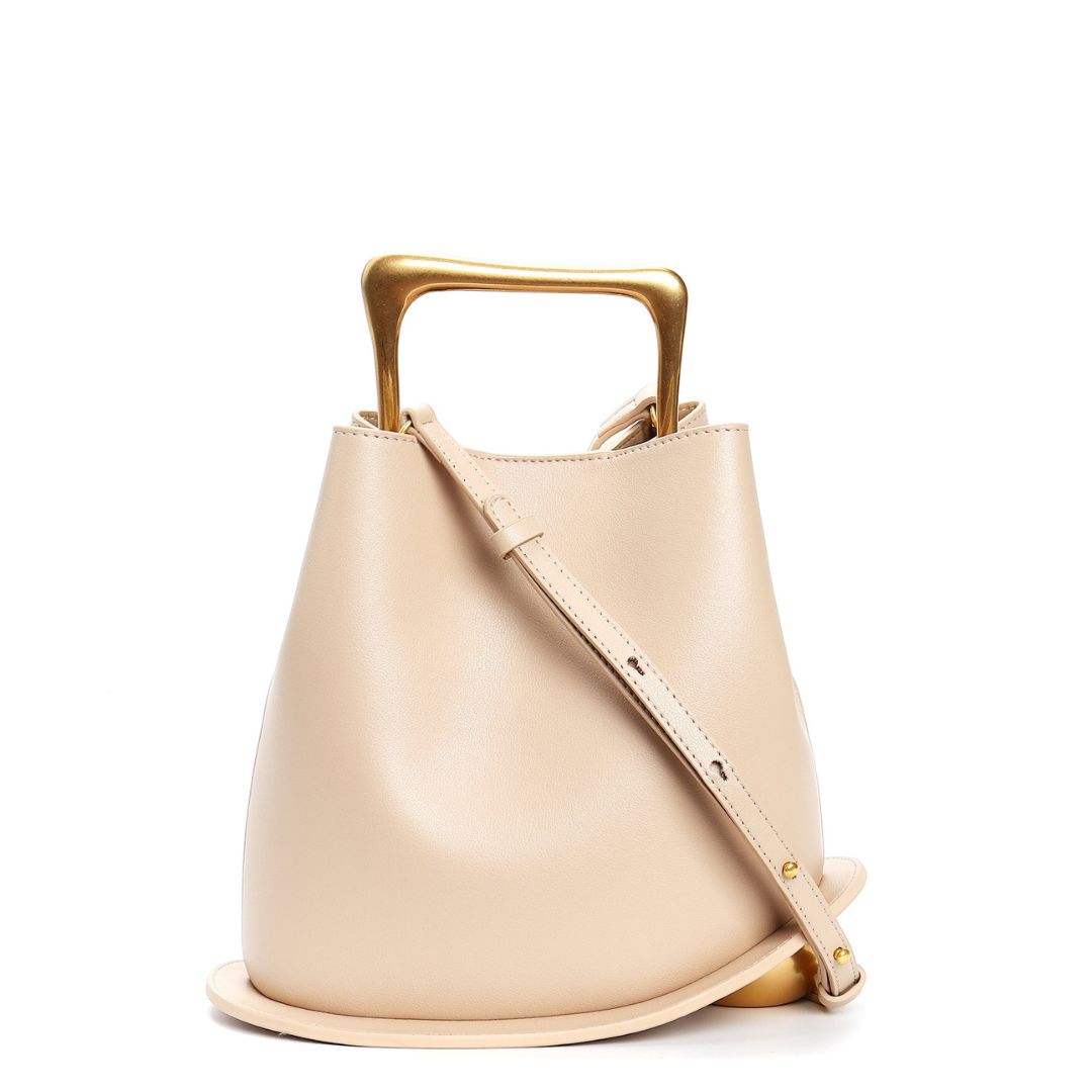 Fleur de Minuit Leather Handbag: Midnight Elegance Unveiled