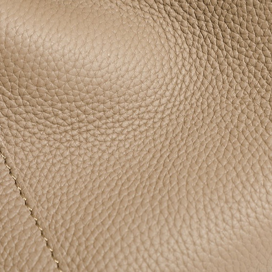 Genuine Pebbled Leather Tote Bag with Pouch - Urban Elegance Redefined