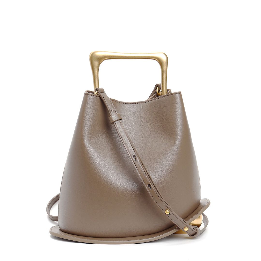 Fleur de Minuit Leather Handbag: Midnight Elegance Unveiled