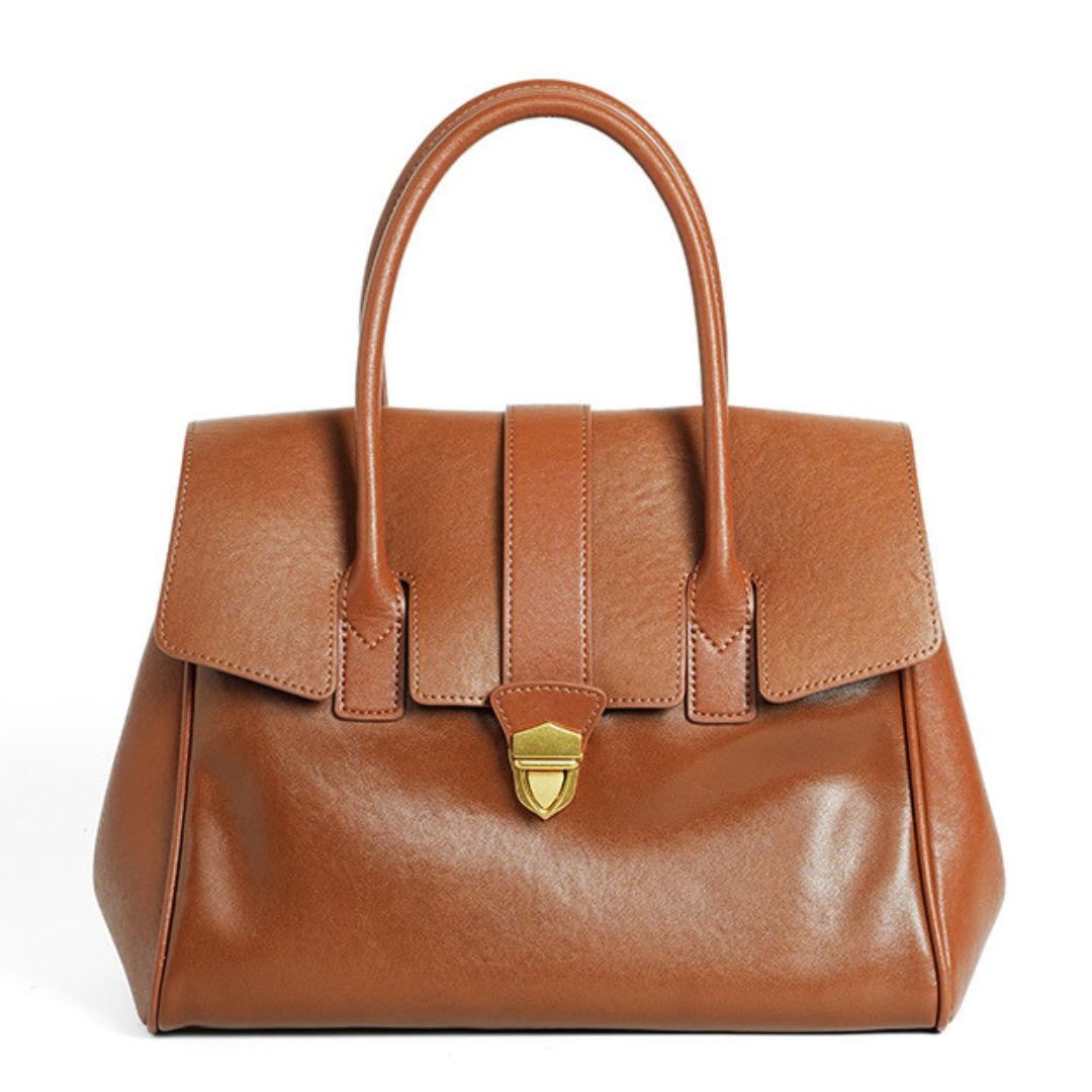 Velanci Dorée Luxe Leather Handbag