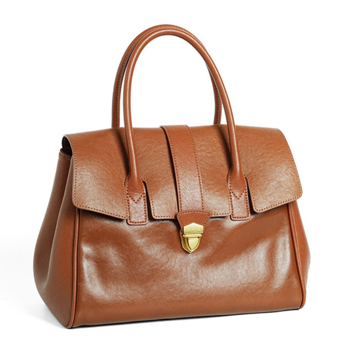Velanci Dorée Luxe Leather Handbag