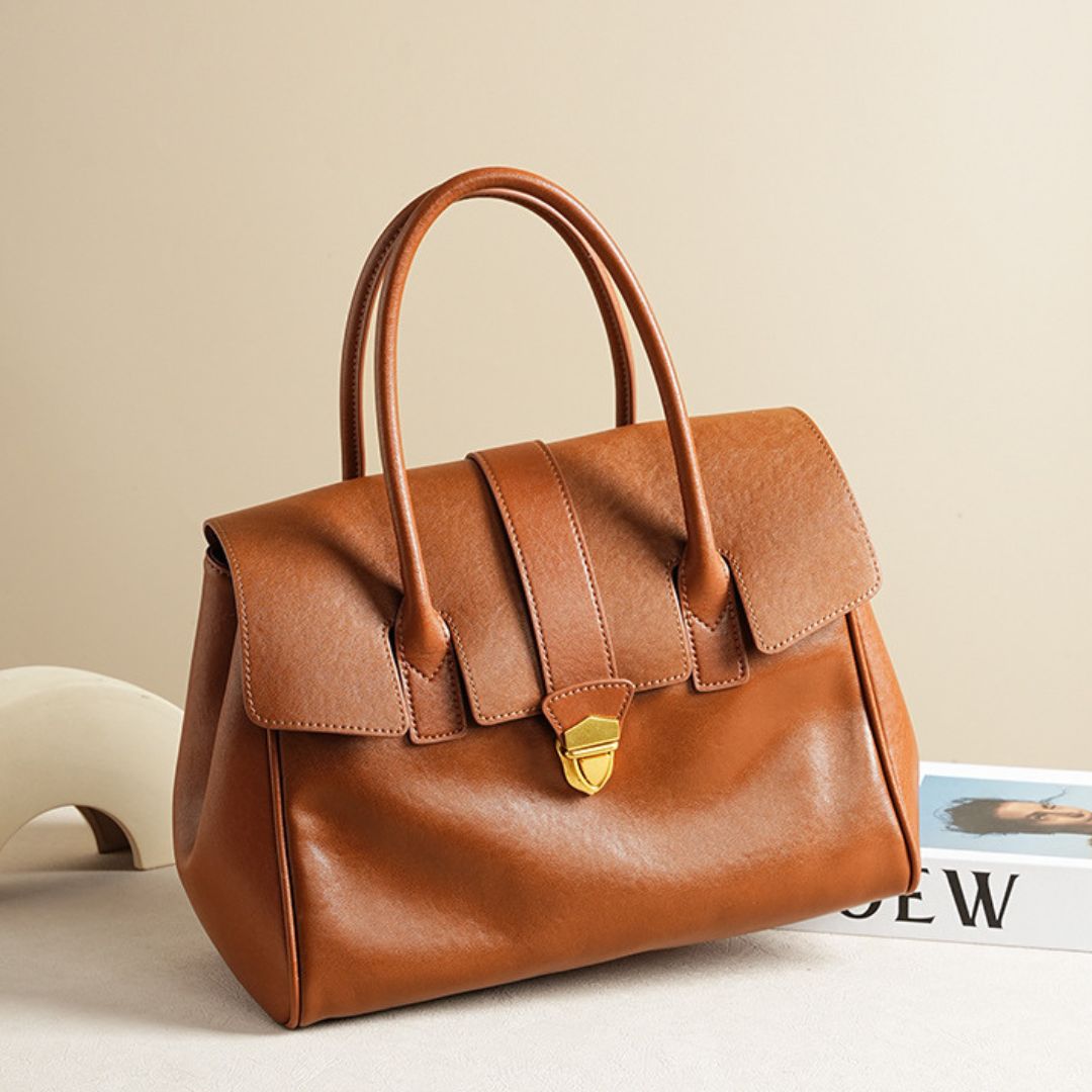 Velanci Dorée Luxe Leather Handbag