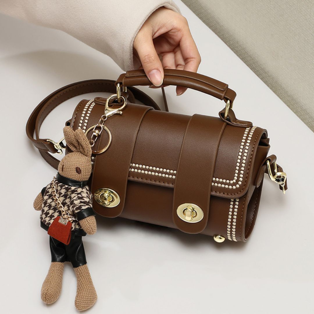 Velanci Ivory Dream Genuine Leather Handbag