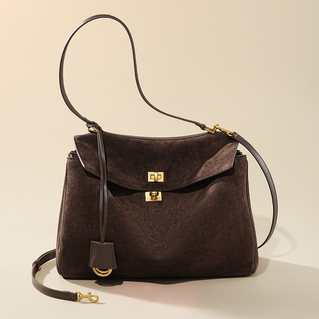 Velanci Charmed Heritage Genuine Leather Handbag