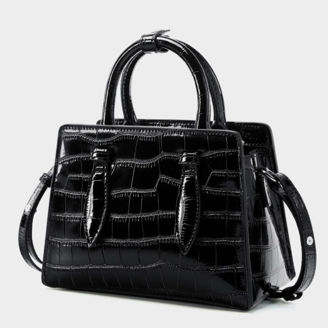 Ebon Chant Handbag by Velanci: A Symphony of Elegance