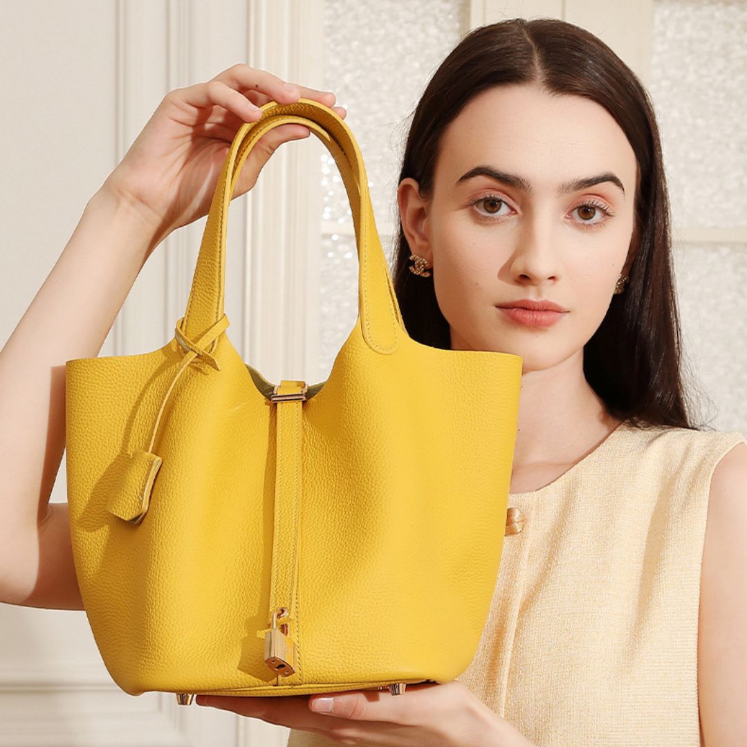 Velanci Sovereign Charm Leather Handbag