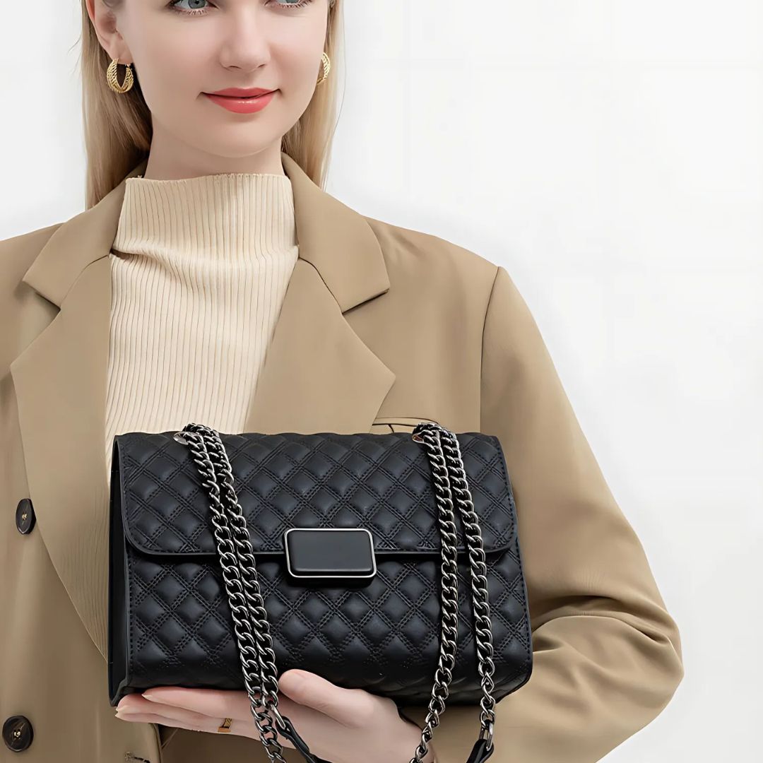 Velanci Assunta Pearl Leather Handbag