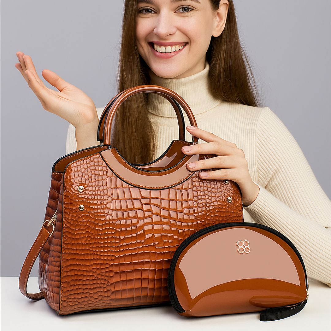 Velanci Alina Leather Handbag: Elegance Redefined
