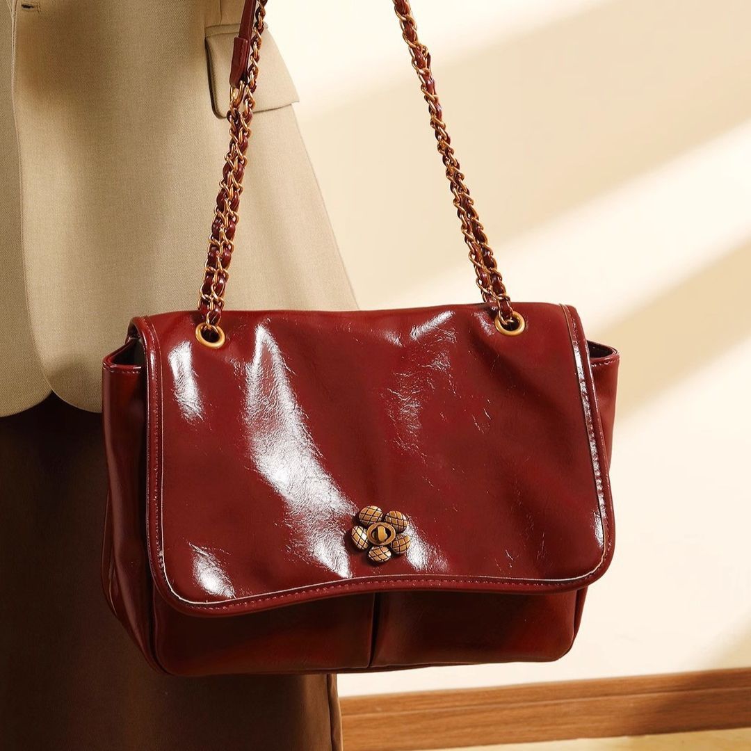 Velanci Chateau Bloom Leather Handbag