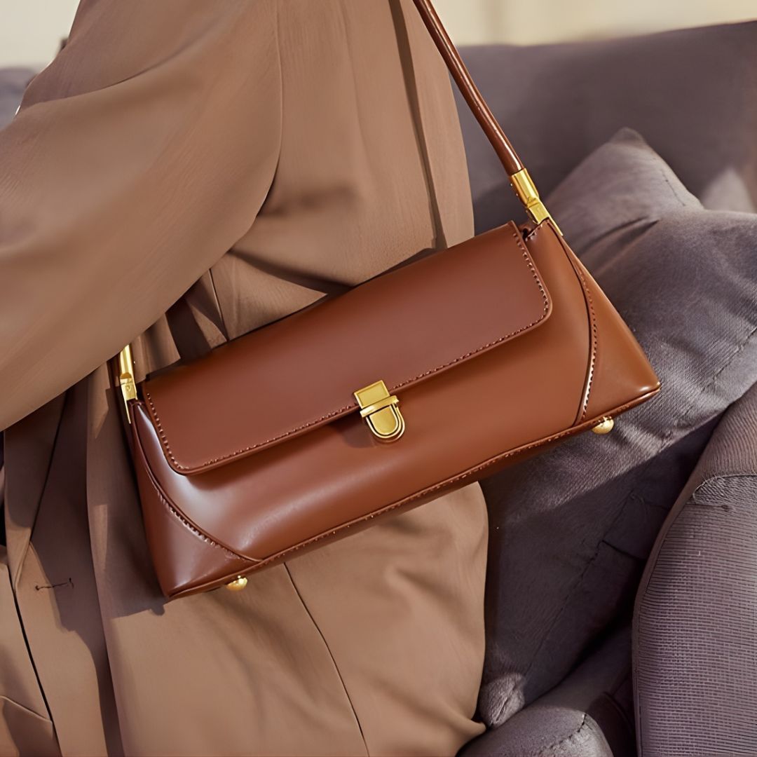 Velanci Opaline Monarch Leather Handbag