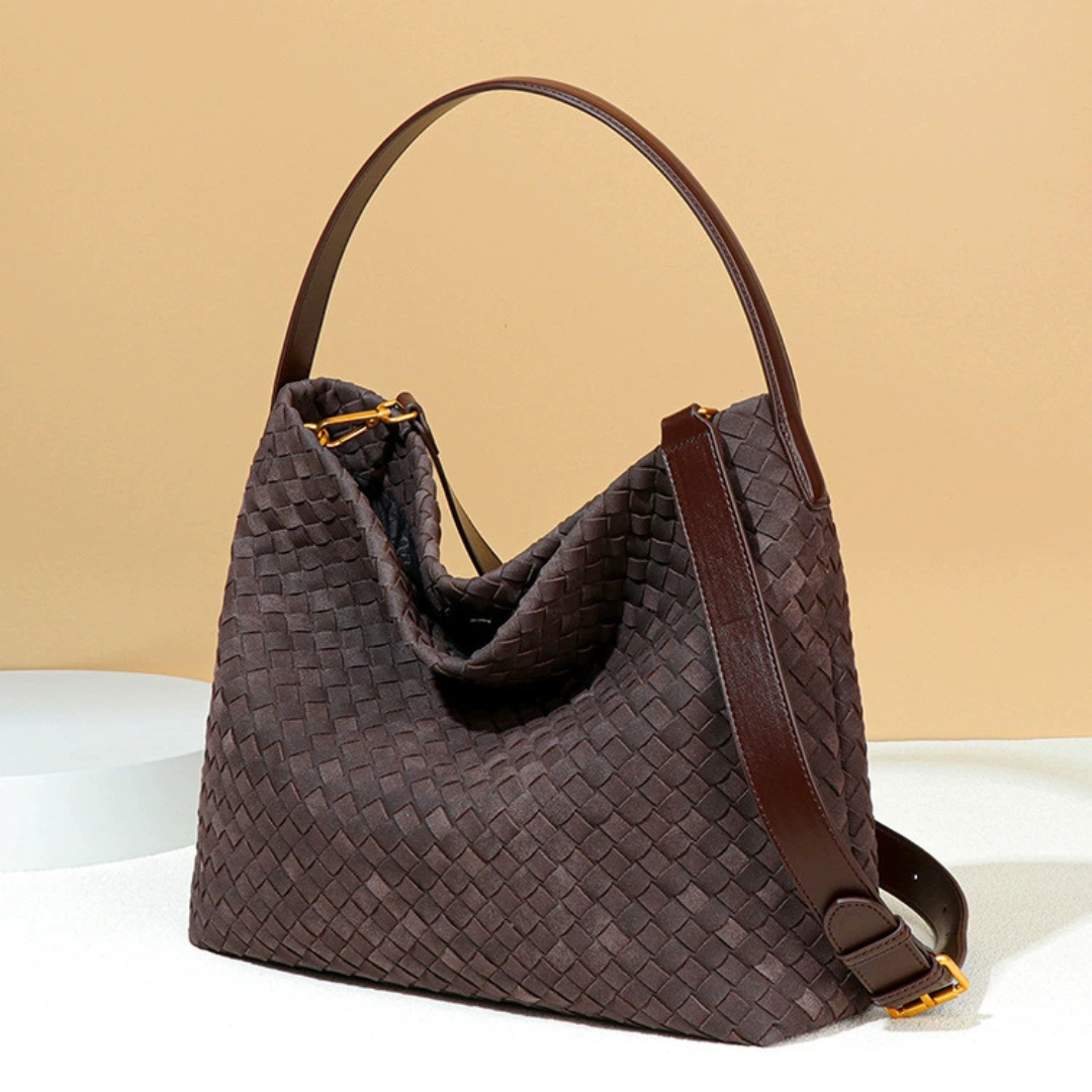 Celestial Elegance: Velanci Crown Handbag