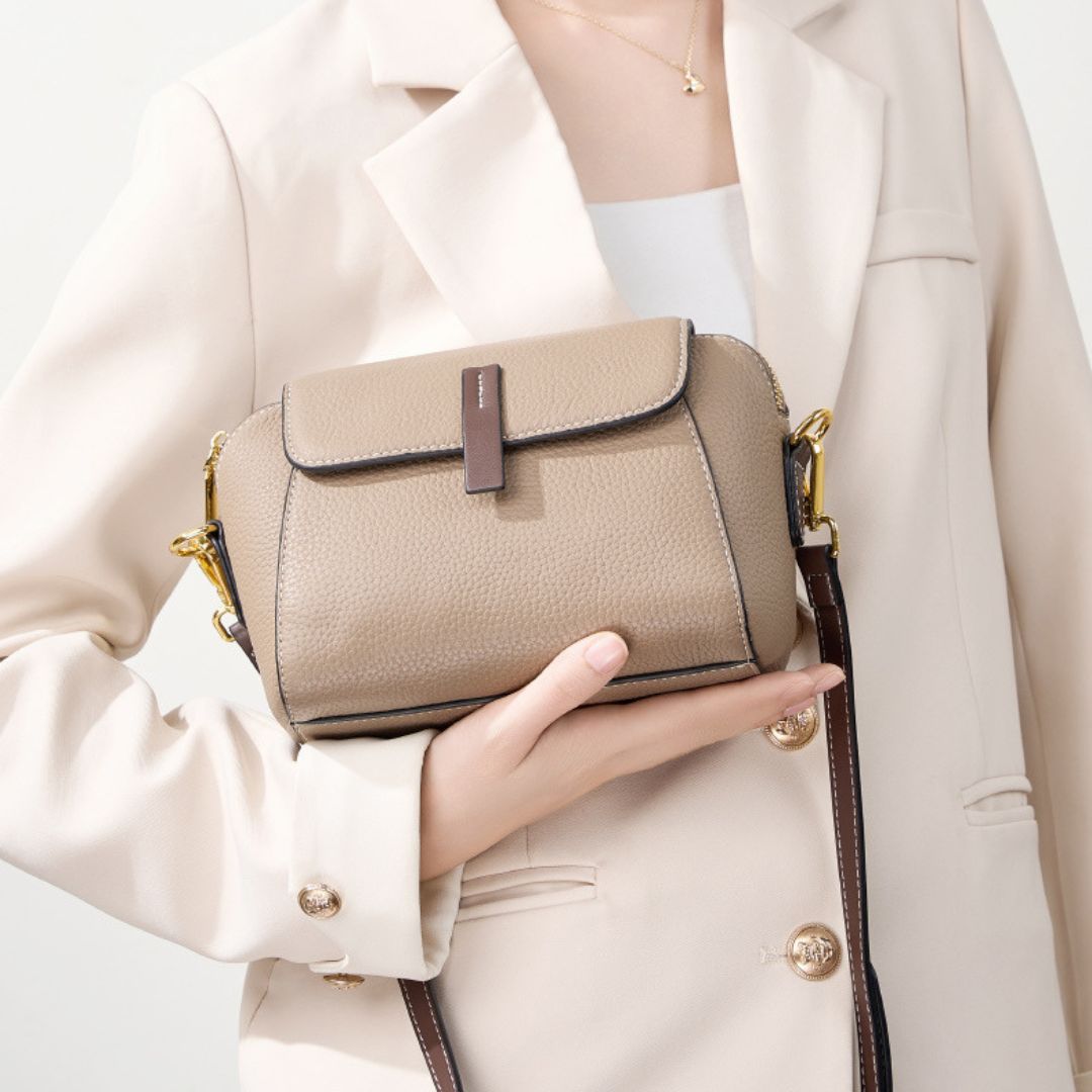 Velanci Gilded Mist Luxe Handbag