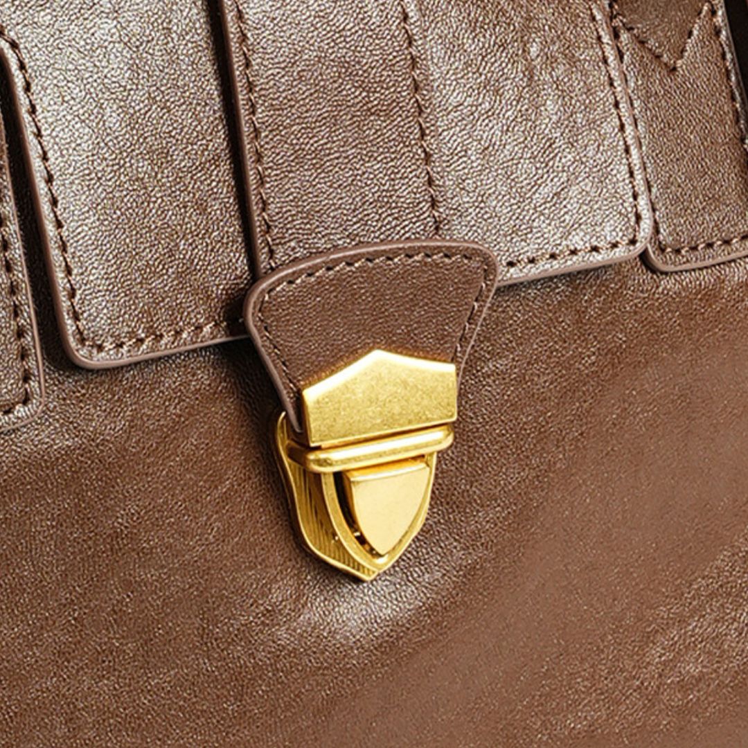 Velanci Dorée Luxe Leather Handbag