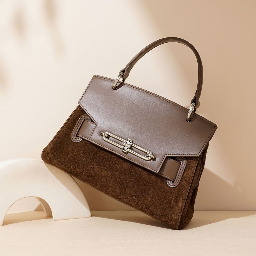 Velanci Evelyn Shade Handbag - Timeless Elegance in Genuine Leather
