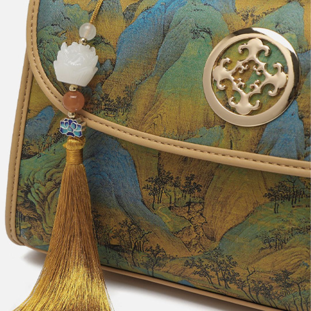 Velanci Château Elegance Microfiber Leather Handbag