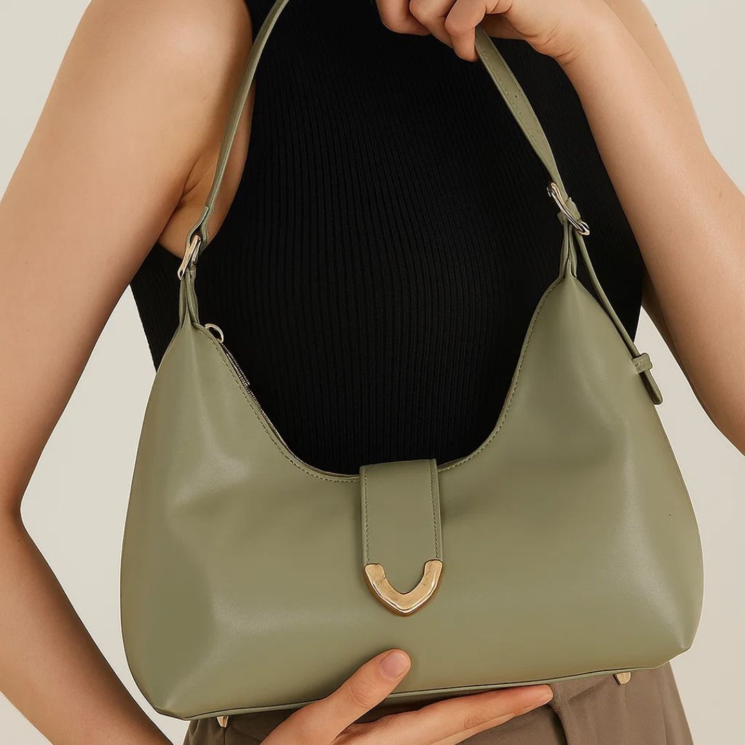 Velanci Chamberlain Luxe Gold Handbag