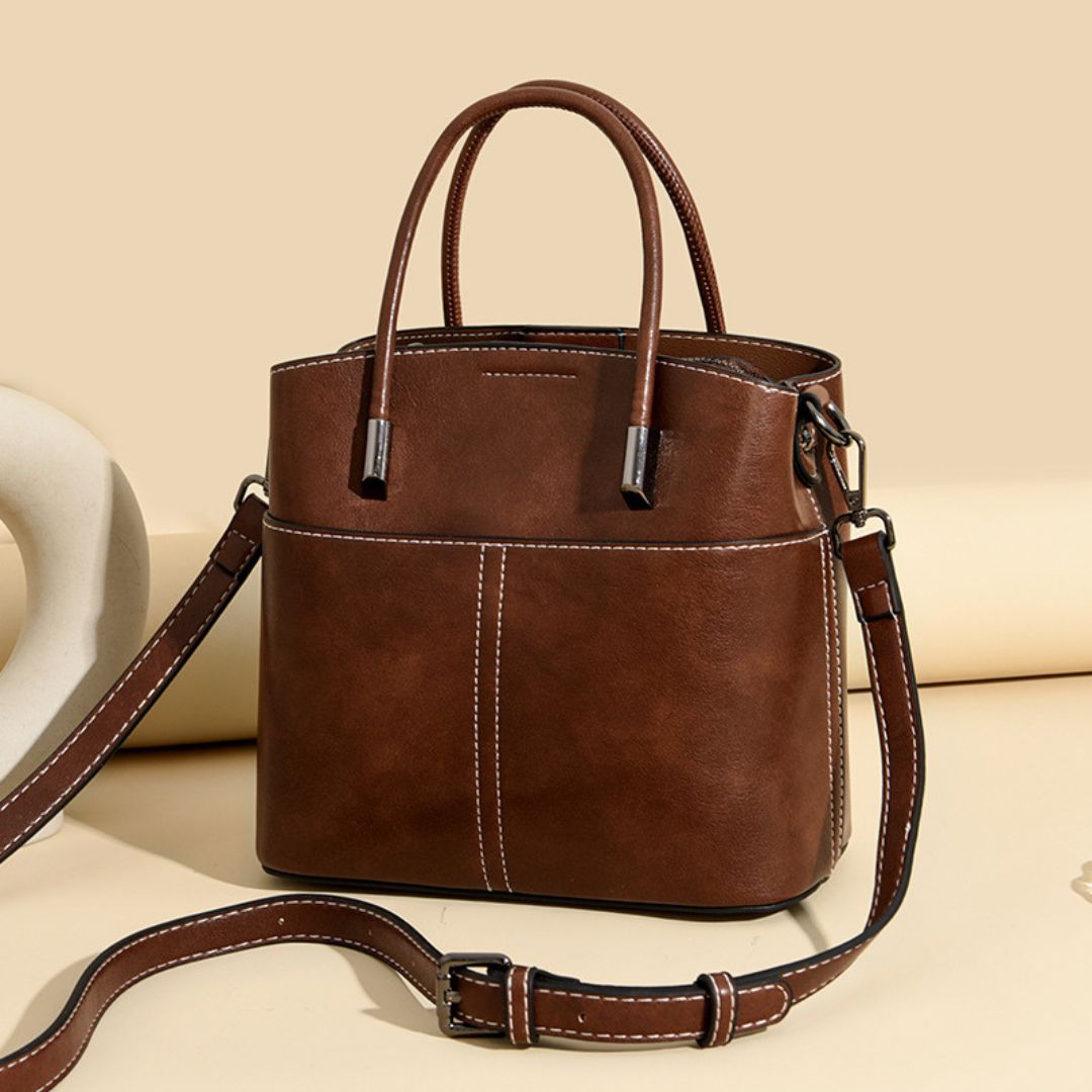 Velanci Franca Leather Handbag - Timeless Elegance