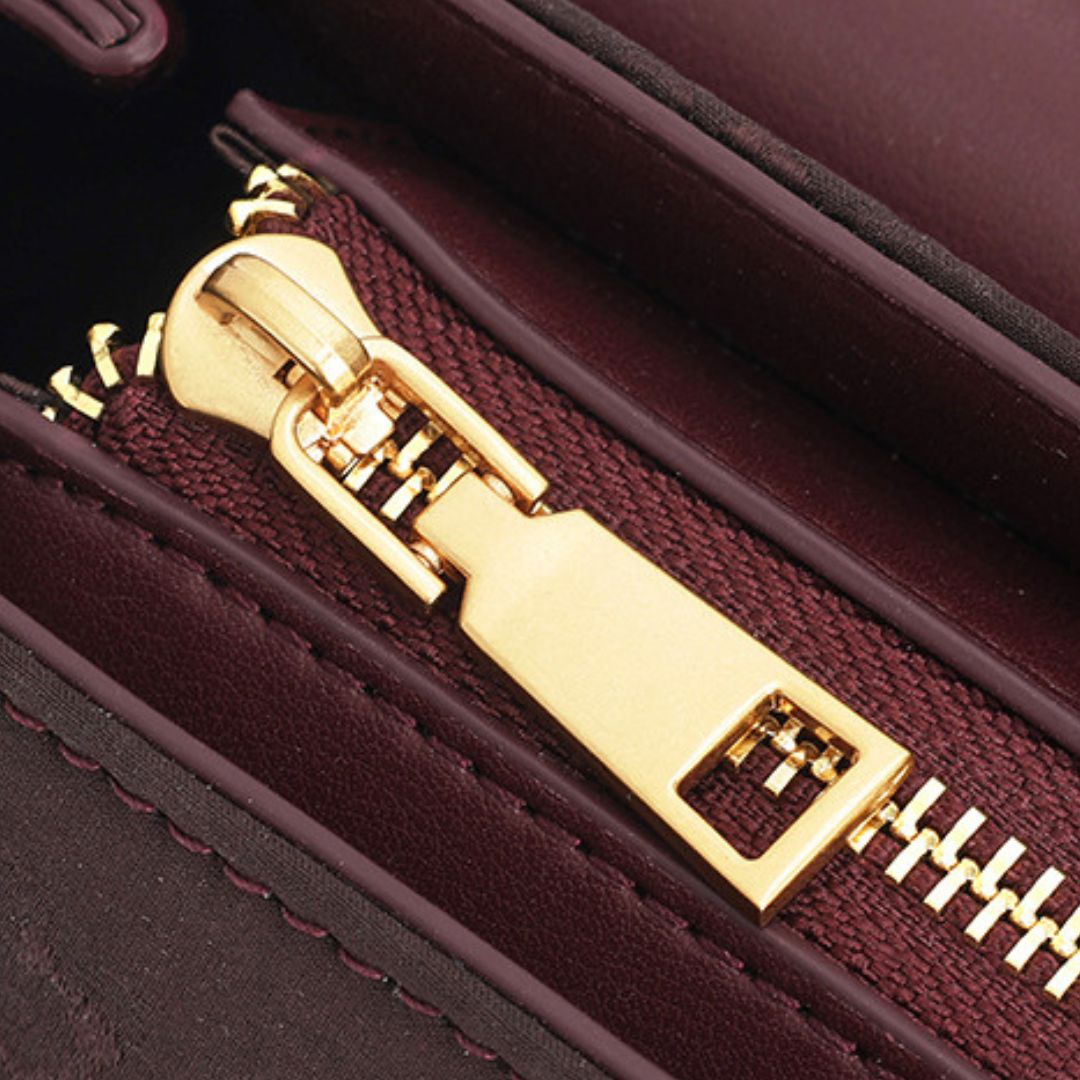 Velanci Timeless Orchid Leather Handbag