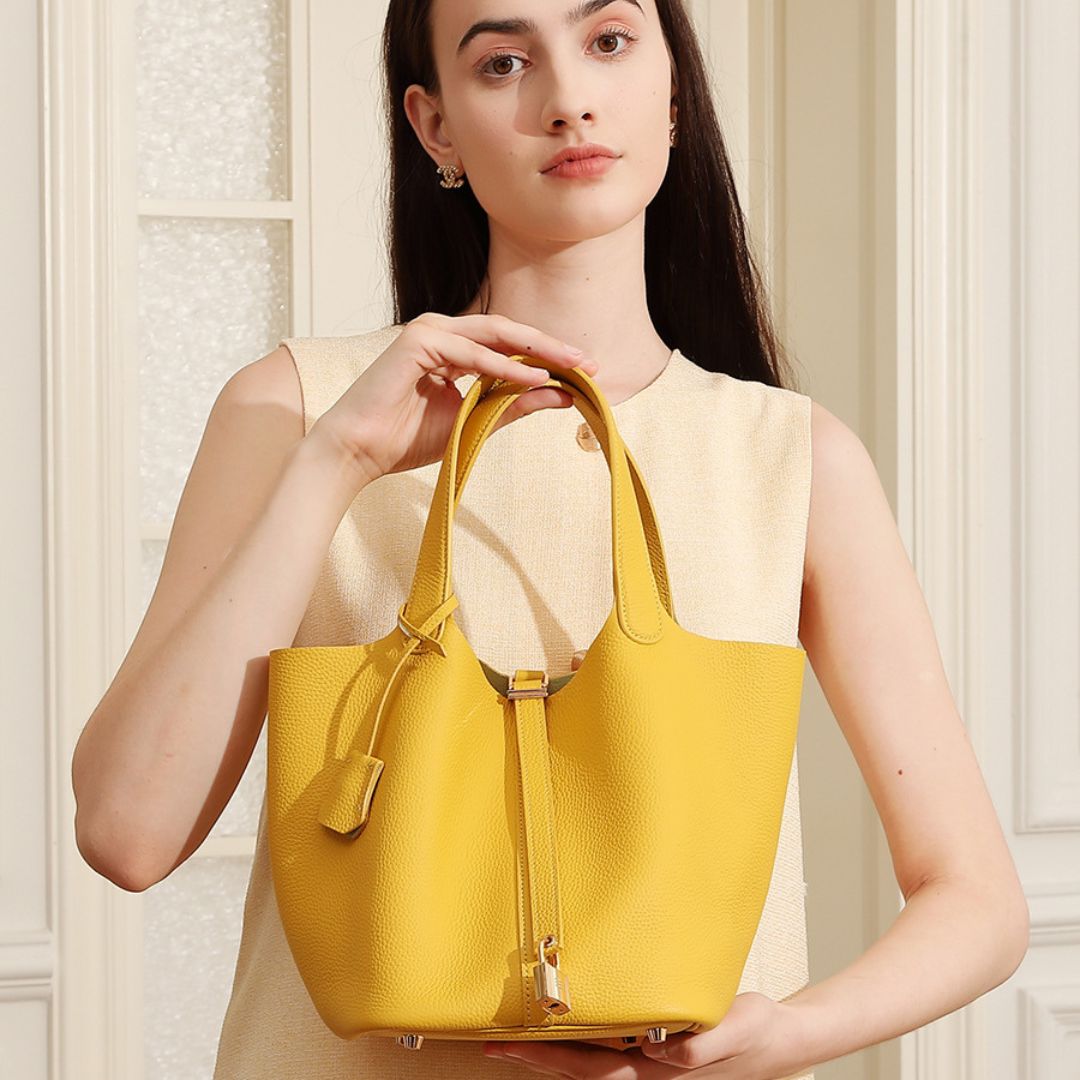 Velanci Sovereign Charm Leather Handbag