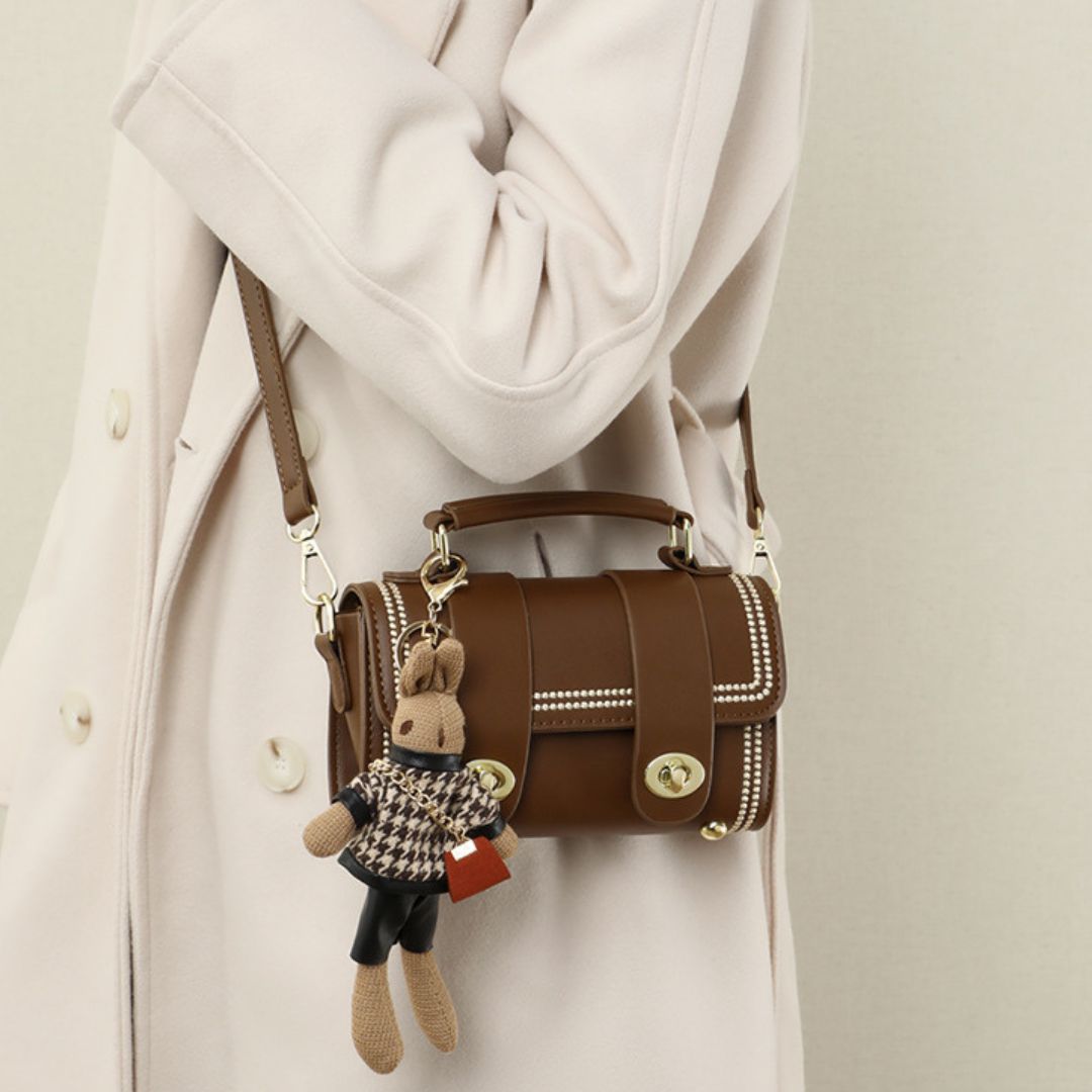 Velanci Ivory Dream Genuine Leather Handbag