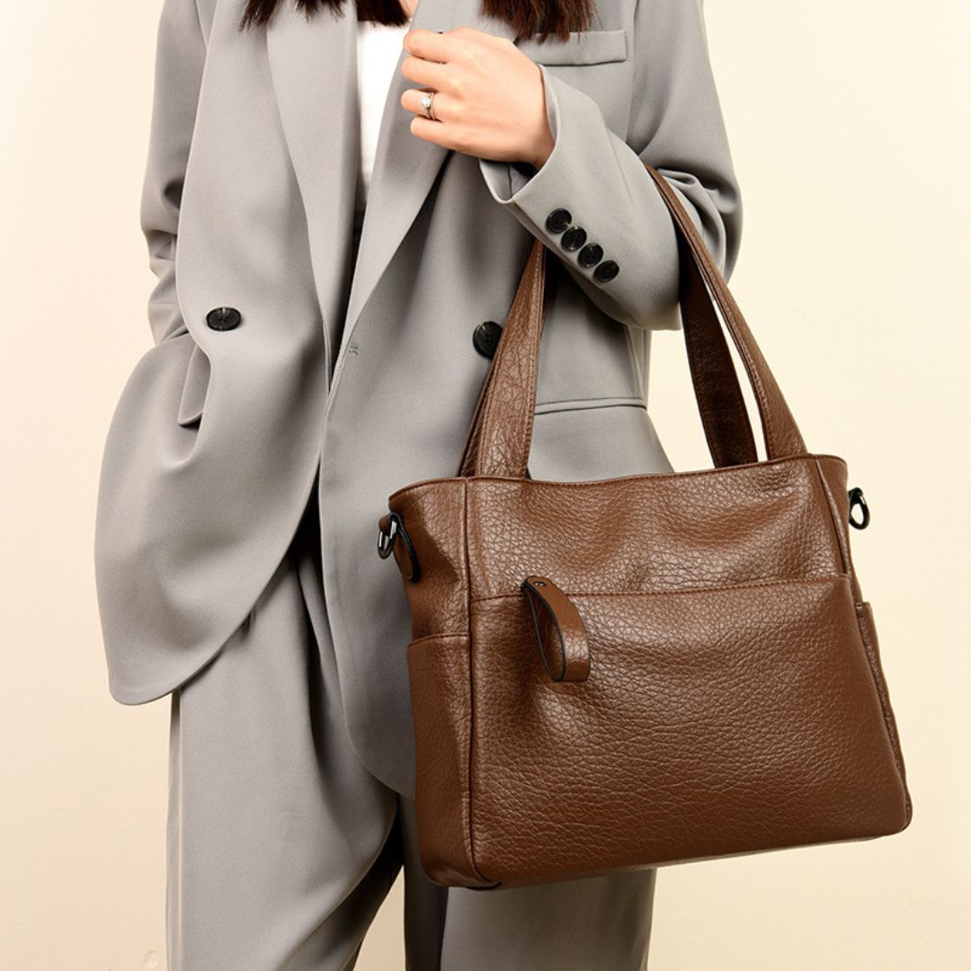 Velanci Cira Leather Handbag: Elegance Redefined