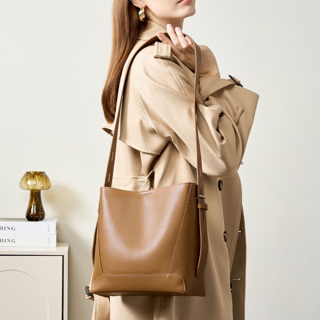 Velanci Carmina Genuine Leather Handbag - Timeless Elegance