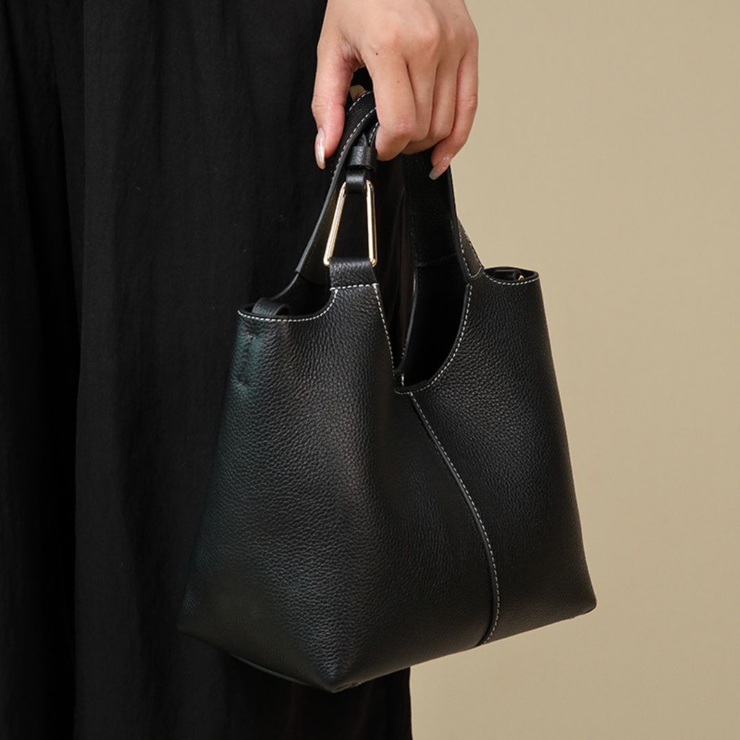 Dusky Pearl Elegance Handbag by Velanci