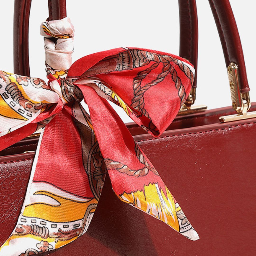 Château Lumière Leather Handbag