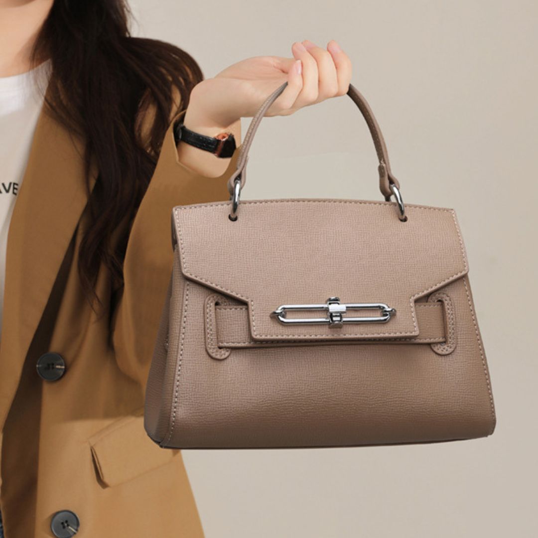 Velanci Imperial Silhouette Leather Handbag