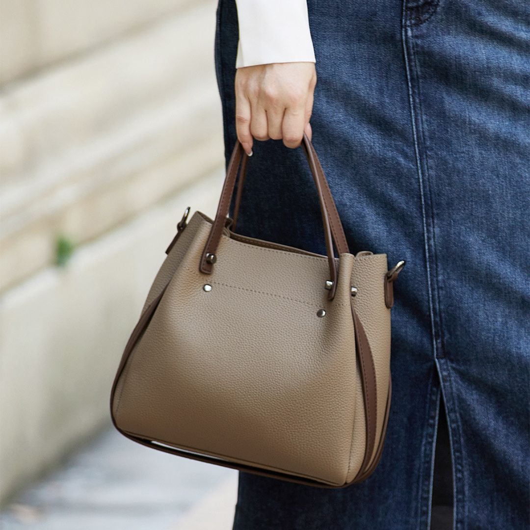 Velanci Luxe Serene Genuine Leather Handbag