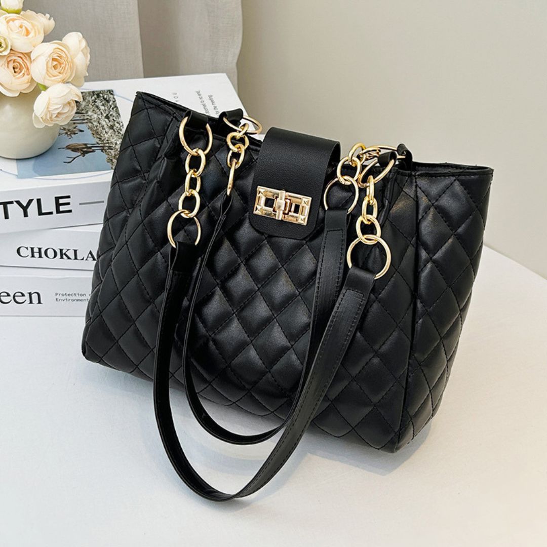 Éclat de Minuit Leather Handbag