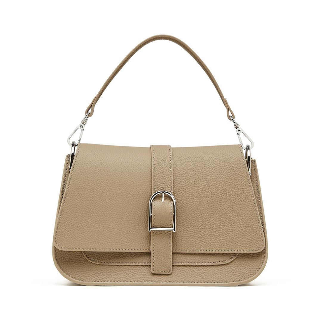 Huntington Veil Handbag: Timeless Elegance in Genuine Leather