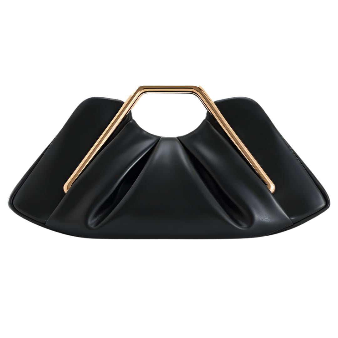 Velanci Pleated Heirloom Handbag - Timeless Leather Elegance