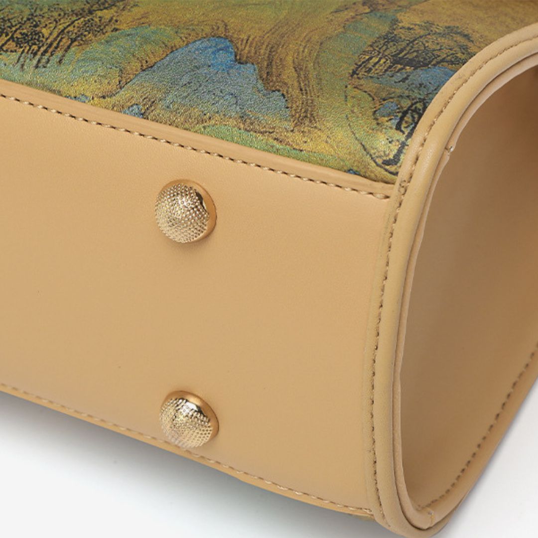 Velanci Château Elegance Microfiber Leather Handbag