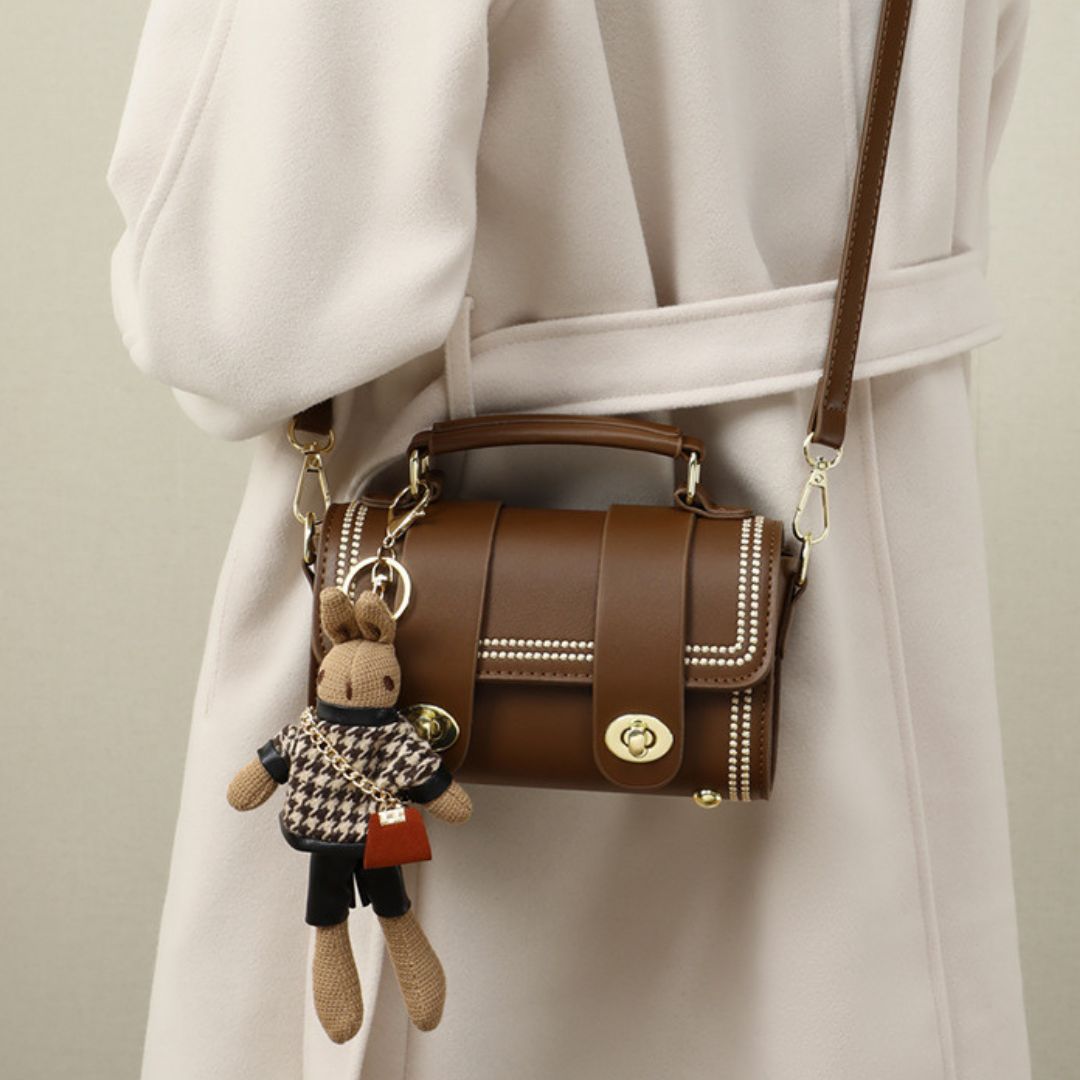 Velanci Ivory Dream Genuine Leather Handbag