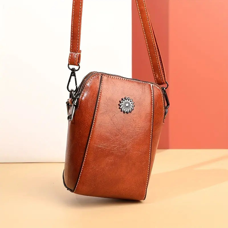 Velanci Luciana Luxe Leather Crossbody Bag