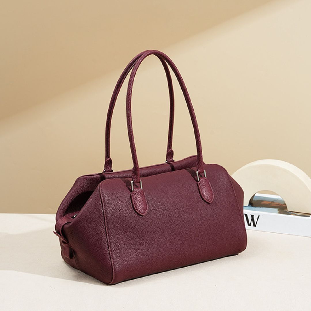 Velanci Crimson Echo Luxe Handbag