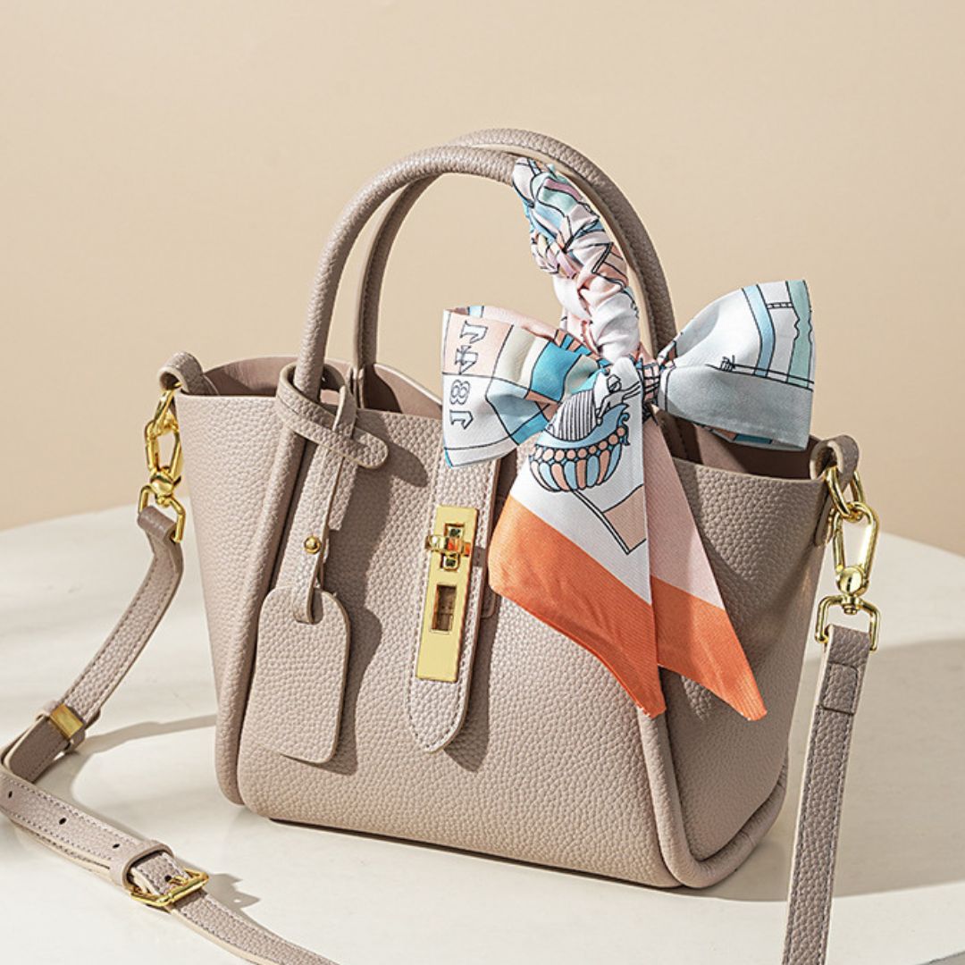 Velanci Noir Royale Leather Handbag