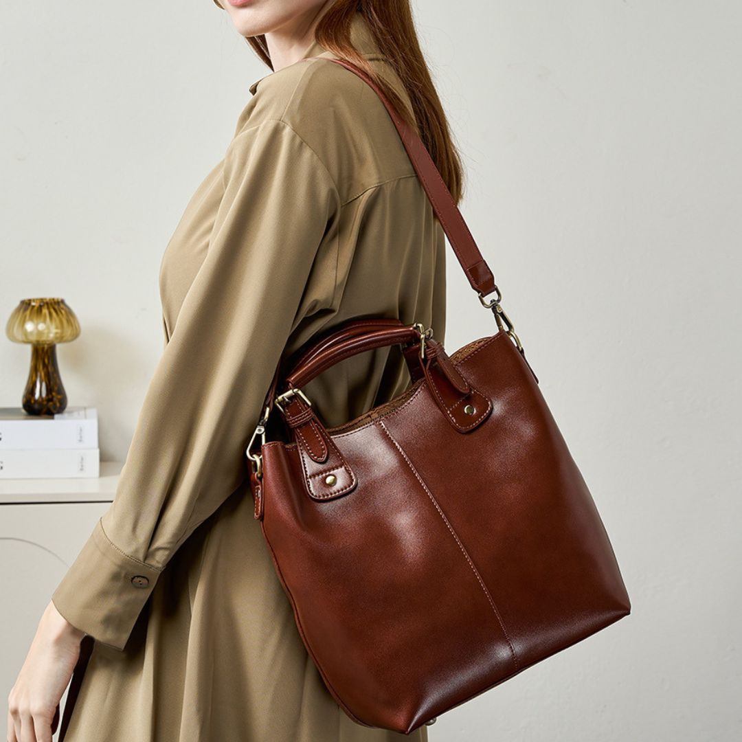 Velanci Mayfair Gaze Leather Handbag