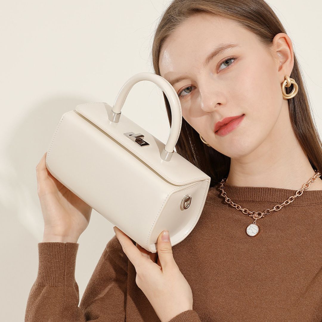 Velanci Signature Muse Leather Handbag