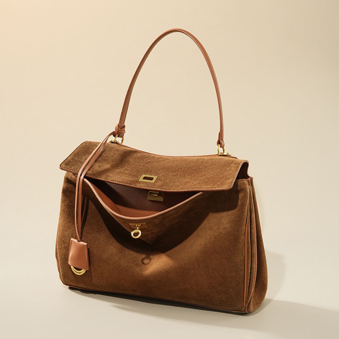 Velanci Charmed Heritage Genuine Leather Handbag